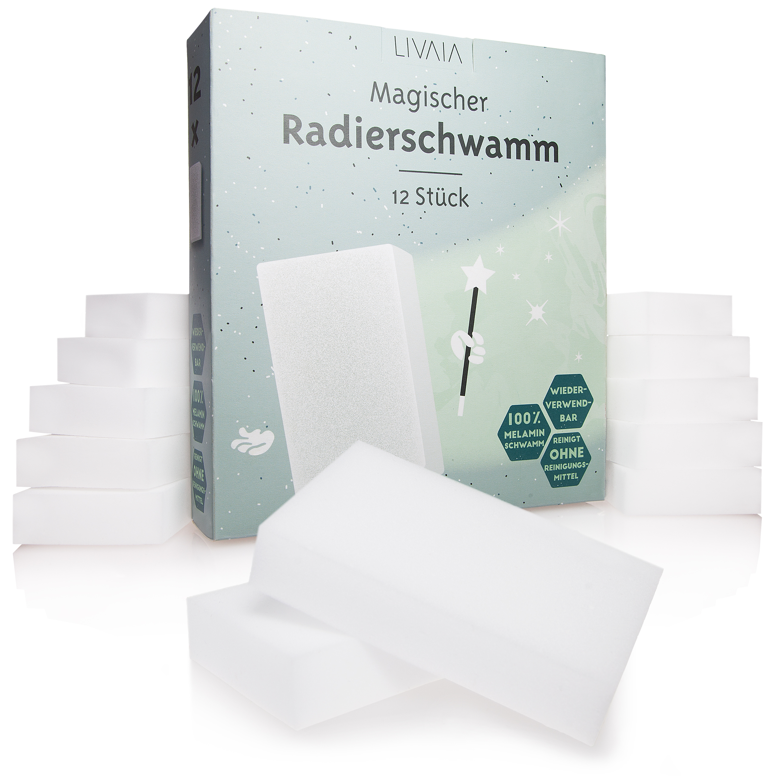 Magischer Radierschwamm