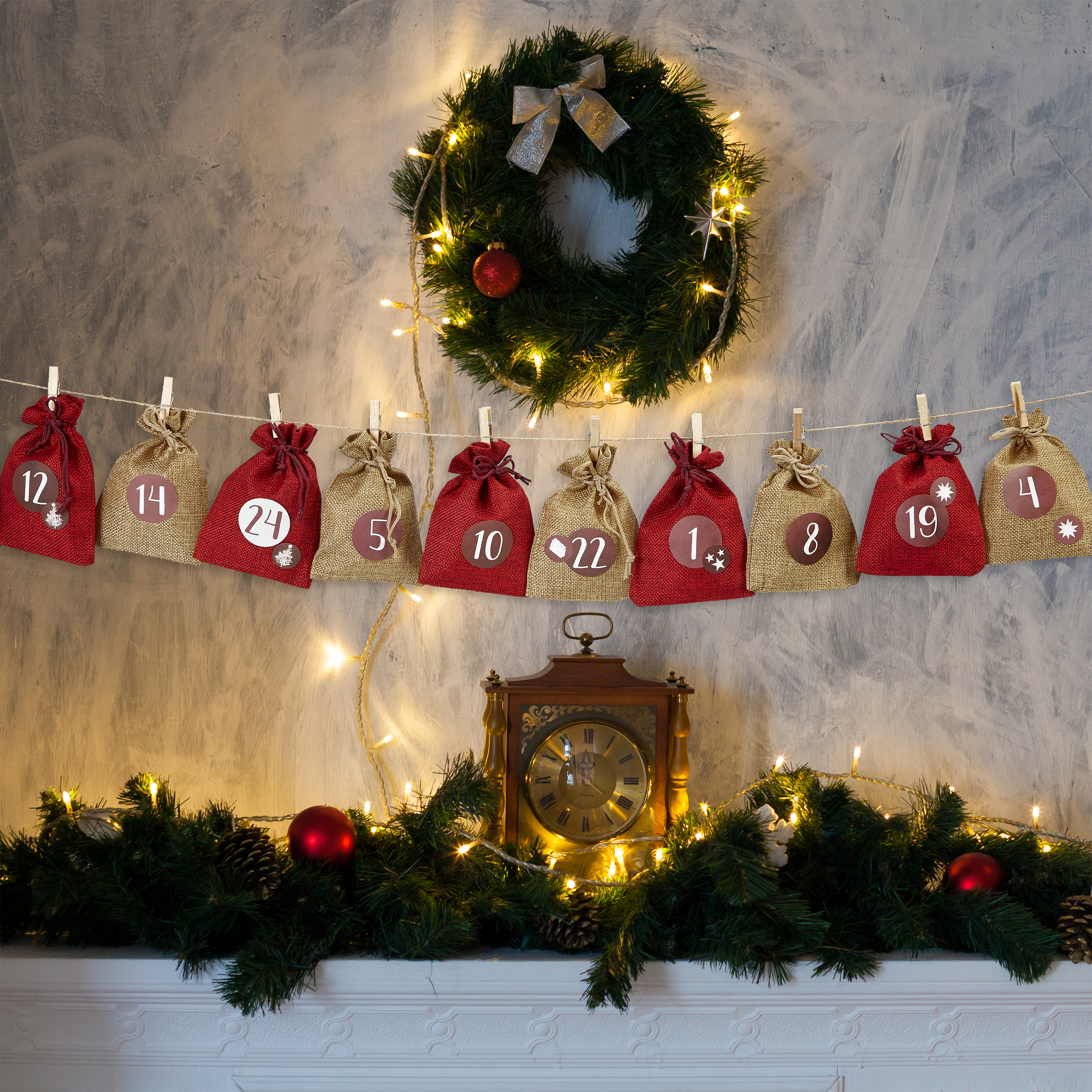 DIY Jute Advent Calendar