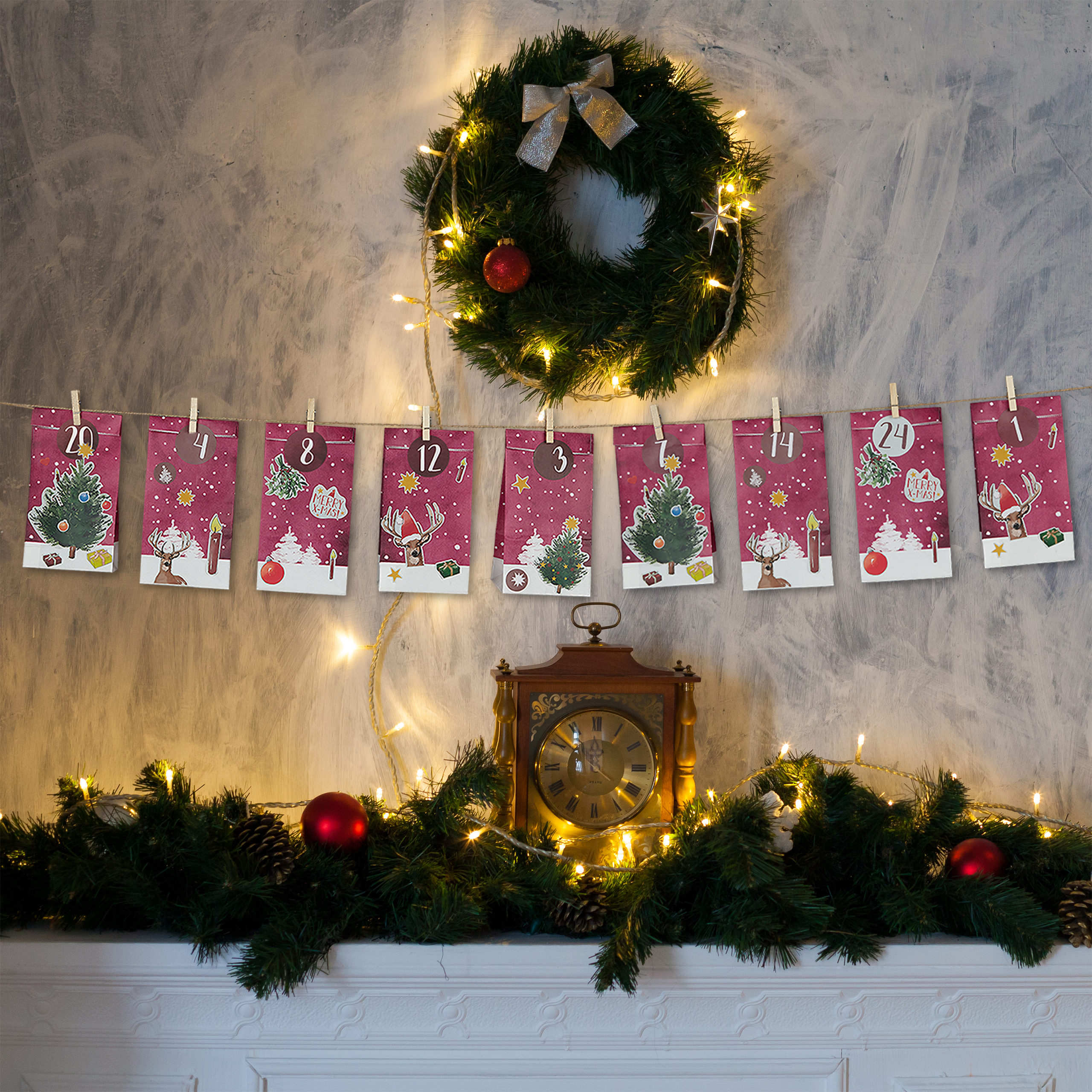 Festive DIY Paper Advent Calendar